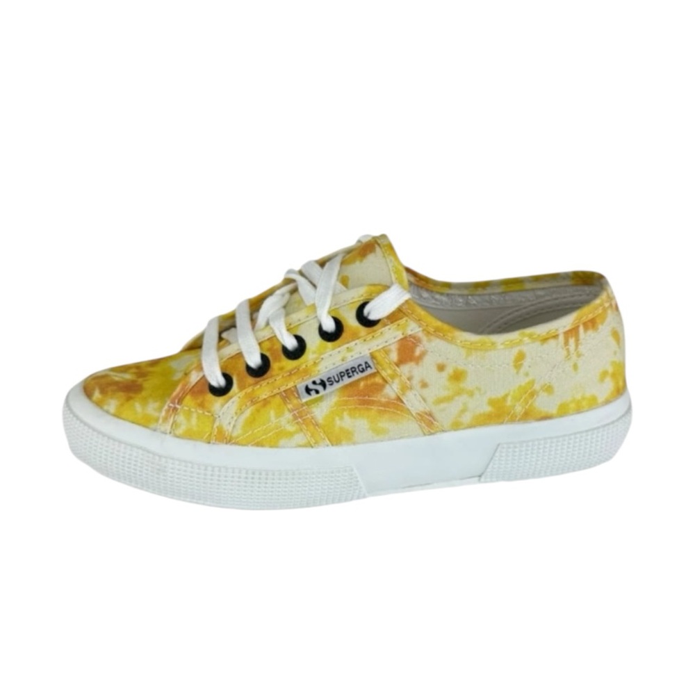 SUPERGA Yellow Tie Dye 2750 Sneakers Size 36